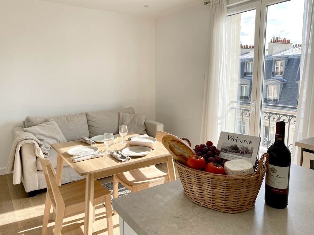 Appartement en location courte durée avec vue sur la ville